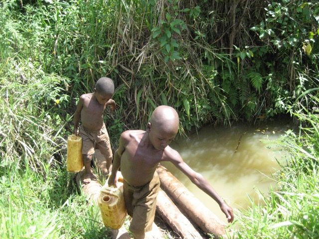 Drop in the Bucket - Uganda water well drilling charity- Imanyiro village