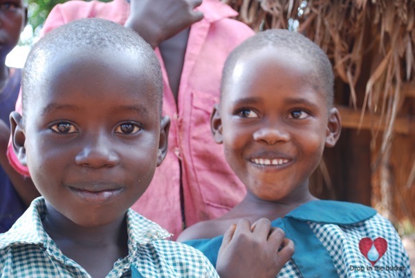 Water wells Africa Drop In The Bucket - Uganda completed wells- Alogoro Primary School