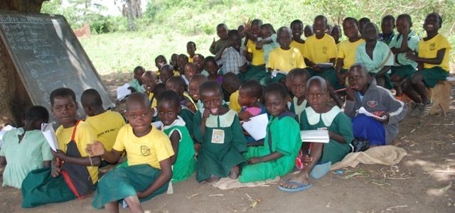 Water wells Africa Uganda Drop In The Bucket - New Hope Junior Primary School