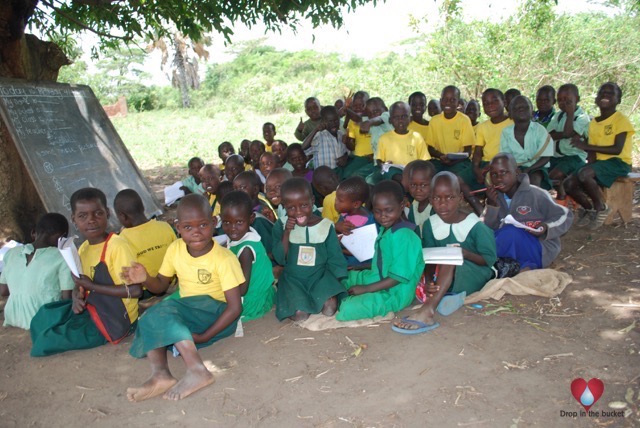 Water wells Africa Uganda Drop In The Bucket - New Hope Junior Primary School