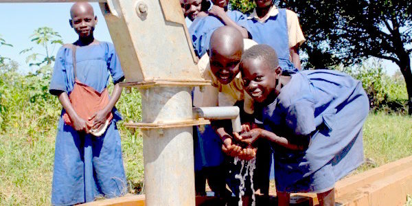 Water wells Africa- Uganda- completed wells- Drop in the Bucket- Abilonino Trinity College