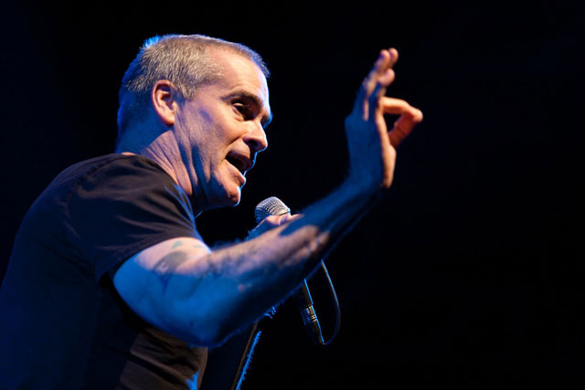 Henry Rollins Drop in the Bucket benefit concert- Avalon Hollywood November 2011 Photo by Erik Voake