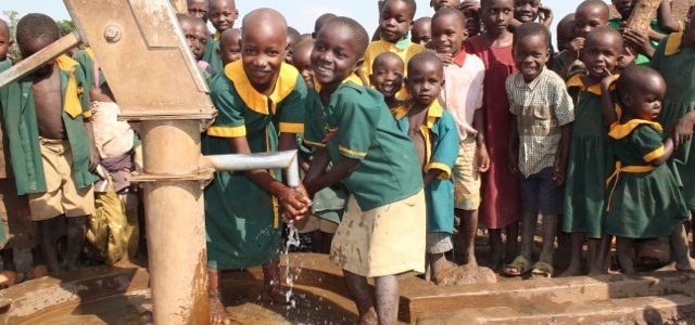 Water wells Africa Uganda Drop In The Bucket Apac SDA Primary School