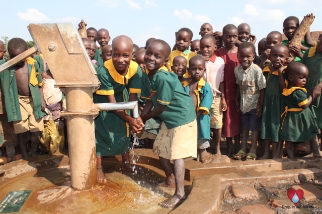 Water wells Africa Uganda Drop In The Bucket Apac SDA Primary School