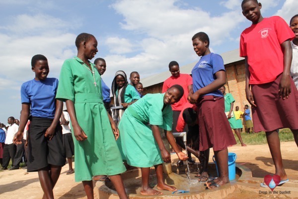 Water wells Africa- Drop in the Bucket- completed wells- Lira- Amach Modern