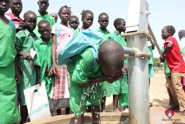 Water wells Africa South Sudan - Drop In The Bucket Maduany Primary School