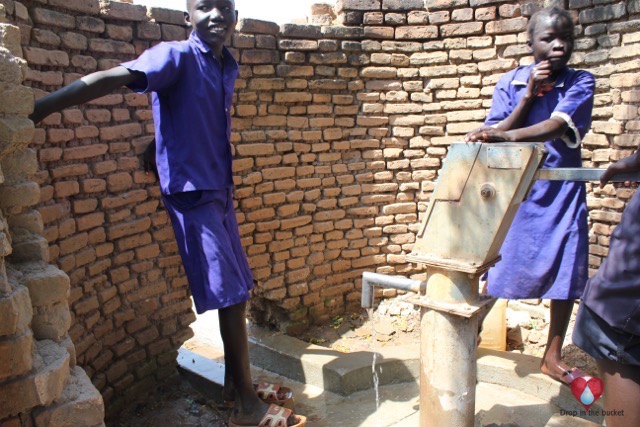 Water wells Africa South-Sudan Drop In The Bucket-Comboni Secondary School