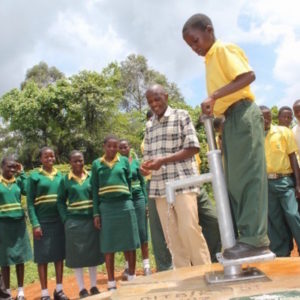 Water wells Africa Uganda Drop In The Bucket Ntenjeru Parents School