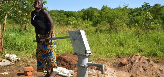 Africa water well drilling- Drop in the Bucket South Sudan - Torit- Lohehe Primary