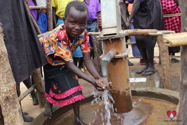 Water wells Africa South Sudan_Drop In The Bucket Kormuse Primary School