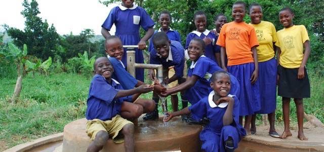 Water wells Africa Uganda Drop In The Bucket Kiganda Bright Star Academy
