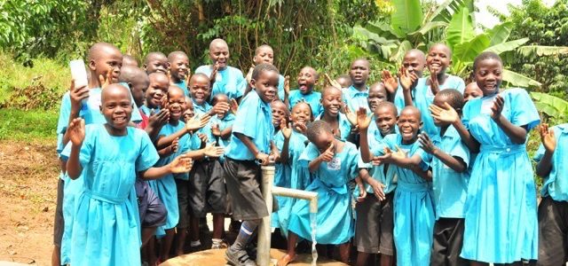 Water wells Africa Uganda Drop In The Bucket Lwanyonyi Primary School