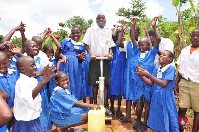 Africa water wells Uganda Drop In The Bucket Nama Umea Primary School