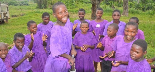 Water well charity Africa Uganda Drop In The Bucket- Mityana- Nakatembe Primary School