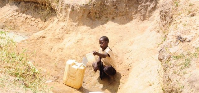 Water wells Africa Uganda Drop In The Bucket Kapir community well