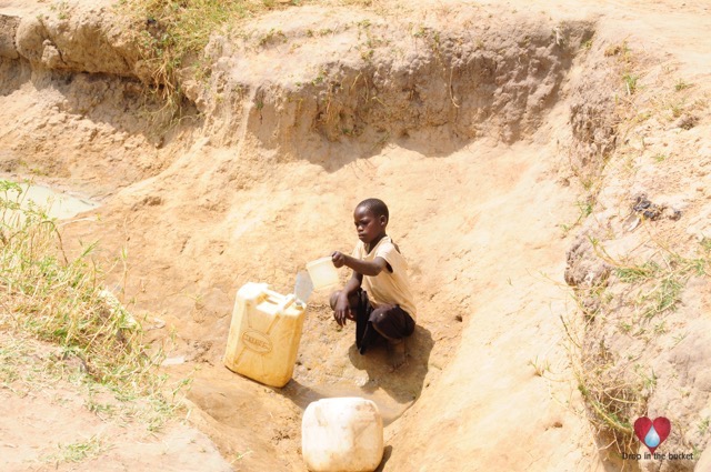 Water wells Africa Uganda Drop In The Bucket Kapir community well