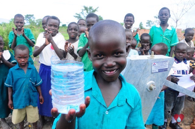 Water wells Africa Uganda Drop In The Bucket Odoom Adar Community Primary School