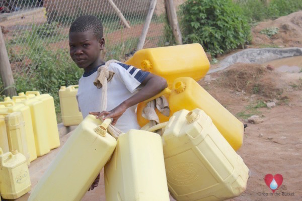 Water wells Africa Uganda completed wells- Drop In The Bucket - Alliance Global College Arua