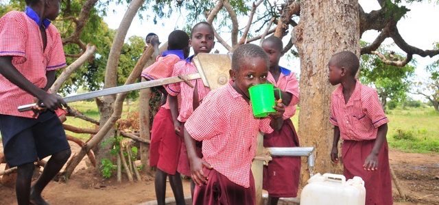 Drop in the Bucket-Africa water well Katakwi Uganda Angodingod Primary School