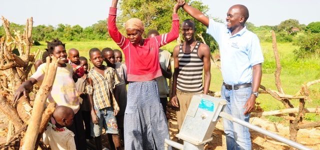 Water wells Africa Uganda Drop In The Bucket Moru-Kapel Community