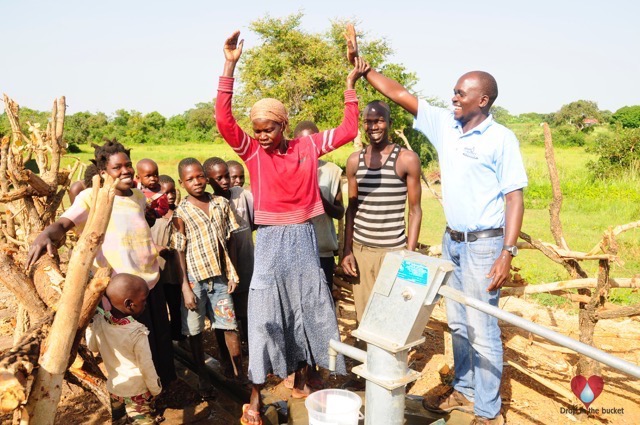 Water wells Africa Uganda Drop In The Bucket Moru-Kapel Community