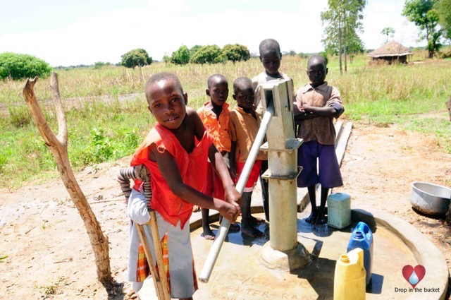 Drop in the Bucket- Water wells Africa- Uganda completed wells - Akareu Community- Soroti.