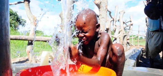 Water wells Africa Uganda Drop In The Bucket Amusia-Ajesa community