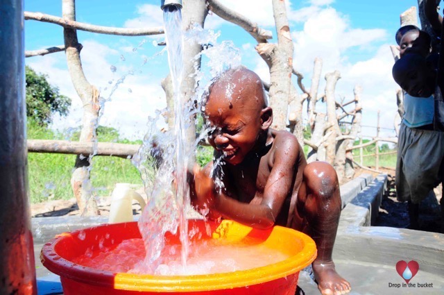 Water wells Africa Uganda Drop In The Bucket Amusia-Ajesa community