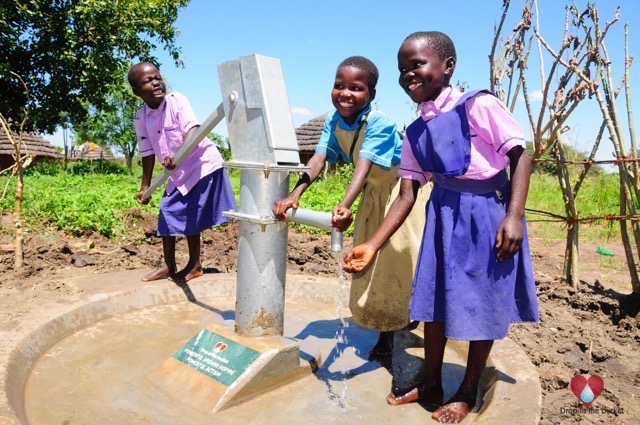 Drop in the Bucket- Uganda water wells- Aakum Primary School