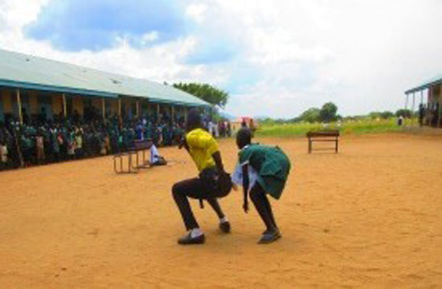 Drop in the Bucket spent Global Hand Washing Day at the Kudo Primary School in Torit, South Sudan.