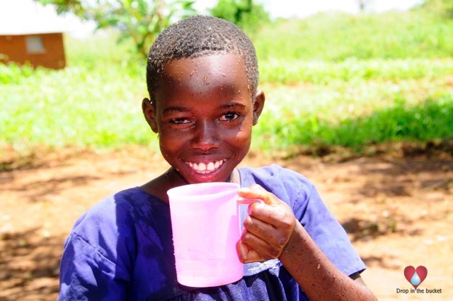 Drop in the Bucket water well, Uganda Okola Primary