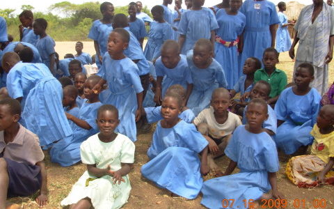 Drop in the Bucket-water wells Africa- completed wells Kakindu Primary School