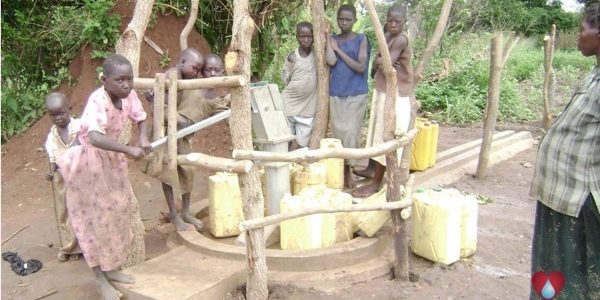 Drop in the Bucket community well Barpok Village, Uganda