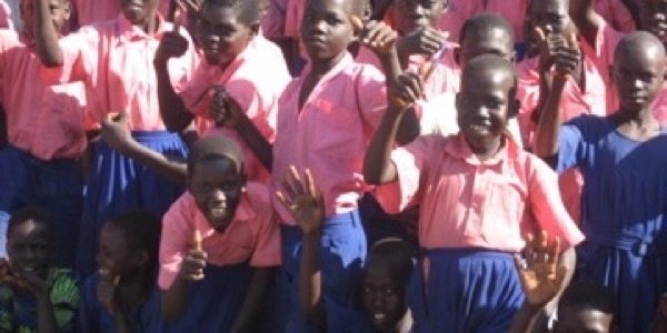 Drop in the Bucket Africa water wells Completed wells-uganda Oromo Primary School