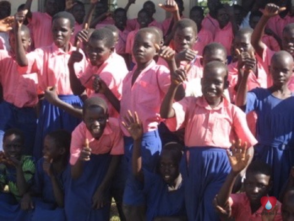 Drop in the Bucket Africa water wells Completed wells-uganda Oromo Primary School