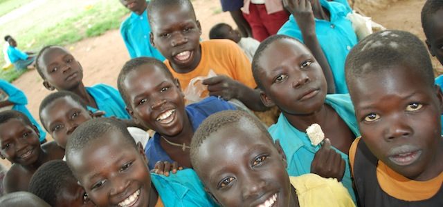 Drop in the Bucket completed toilets- Uganda- Gulu High School- Pour Flush toilets- bio-digestion toilets.