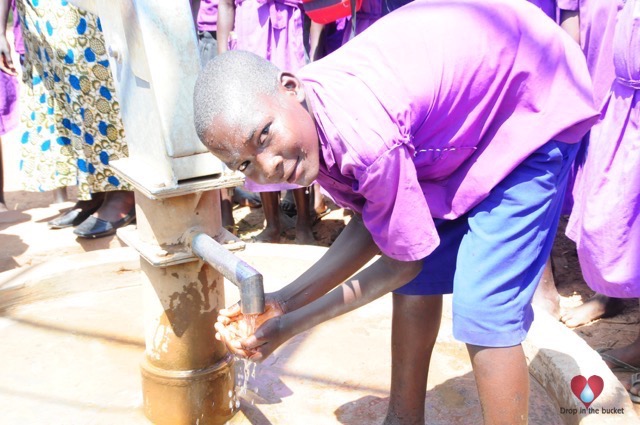 Drop in the Bucket- Water wells Africa- Uganda completed wells- Soroti- Akaikai Primary School