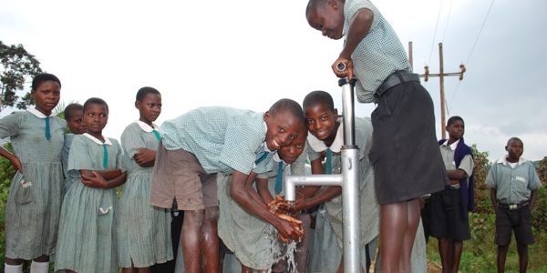 Drop in the Bucket-water wells Africa-completed wells-Uganda-Mityana-St Josephs Kamuli