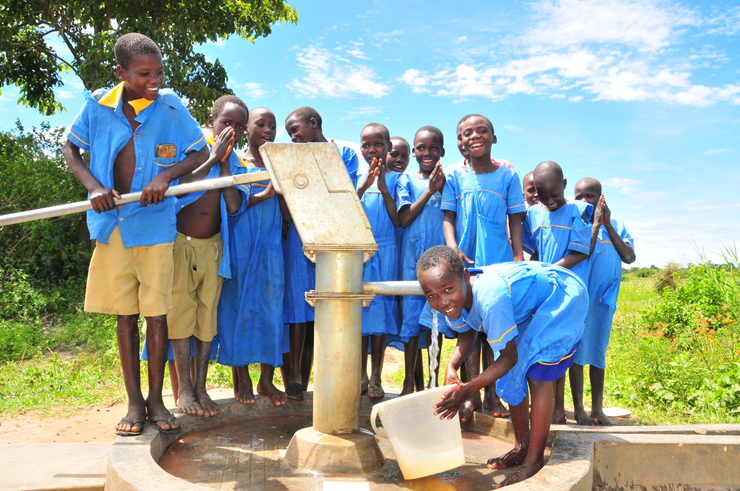 how to build a water well in africa