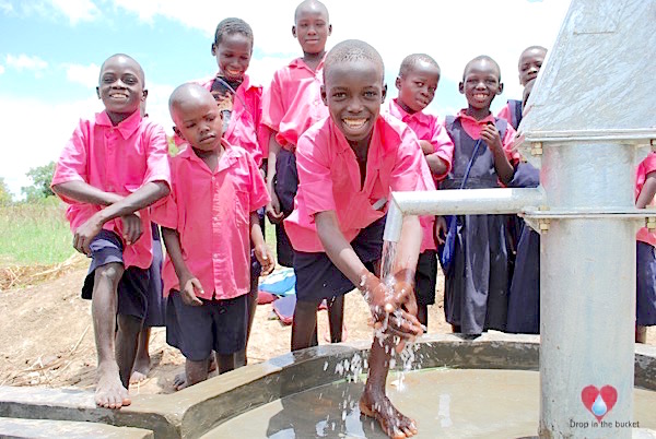 Water wells Africa Uganda Lira Drop In The Bucket Alira Primary School