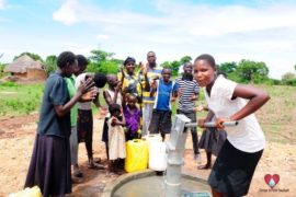 Drop in the Bucket Africa water charity, completed wells, Adodo Borehole Well Uganda-14