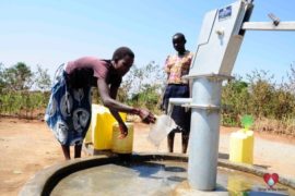 Drop in the Bucket Africa water charity, completed wells, Amapu Trading Centre Borehole Well Uganda-10