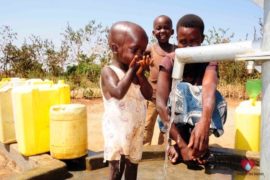 Drop in the Bucket Africa water charity, completed wells, Amapu Trading Centre Borehole Well Uganda-24