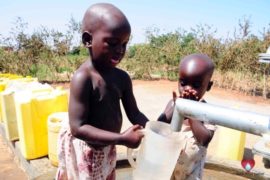 Drop in the Bucket Africa water charity, completed wells, Amapu Trading Centre Borehole Well Uganda-33