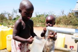 Drop in the Bucket Africa water charity, completed wells, Amapu Trading Centre Borehole Well Uganda-34