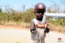 Drop in the Bucket Africa water charity, completed wells, Amapu Trading Centre Borehole Well Uganda-38