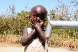 Drop in the Bucket Africa water charity, completed wells, Amapu Trading Centre Borehole Well Uganda-46