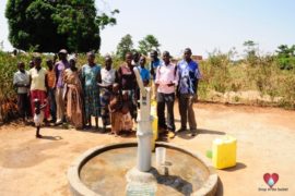 Drop in the Bucket Africa water charity, completed wells, Amapu Trading Centre Borehole Well Uganda-54