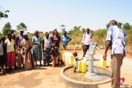 Drop in the Bucket Africa water charity, completed wells, Amapu Trading Centre Borehole Well Uganda-57
