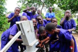 Drop in the Bucket Africa water charity, completed wells, Apele Primary School Well Uganda-17